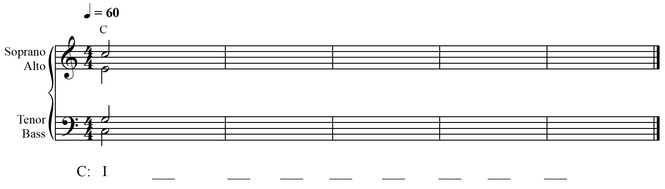 melodic dictation simple meter intermediate example 5